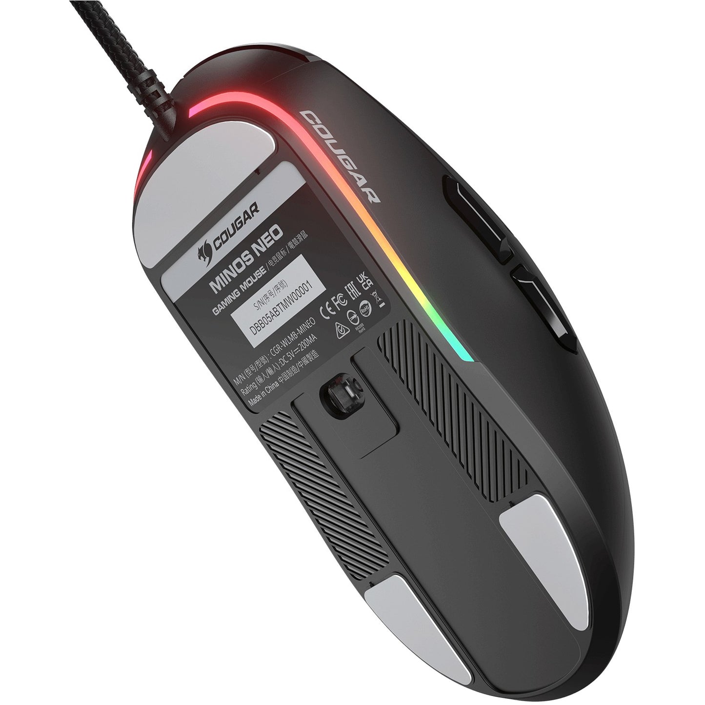 COUGAR Gaming Maus Minos Neo. Kabelgebunden. Schwarz