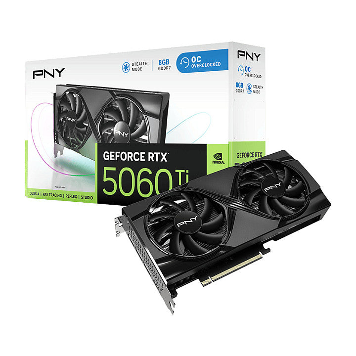 RTX 5060 TI 8GB PNY VERTO OC Dual Fan 8GB GDDR7