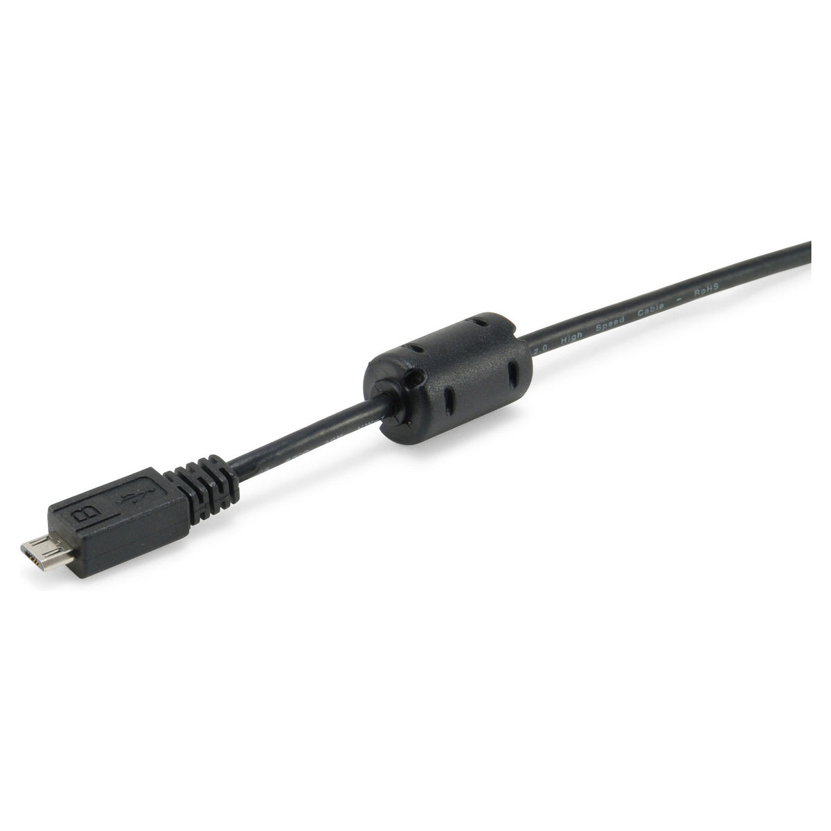 Equip Kabel USB-A 2.0 -> micro B St/St 1.00m Ferrit schwarz Polybeutel