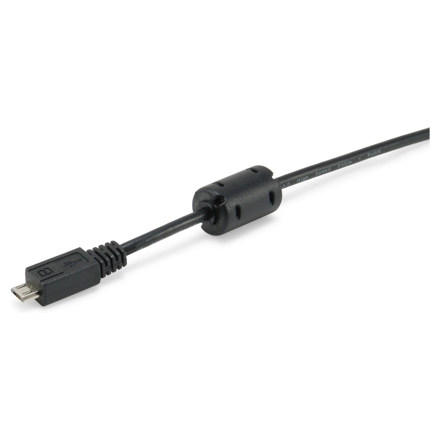 Equip Kabel USB-A 2.0 -> micro B St/St 1.80m Ferrit schwarz Polybeutel