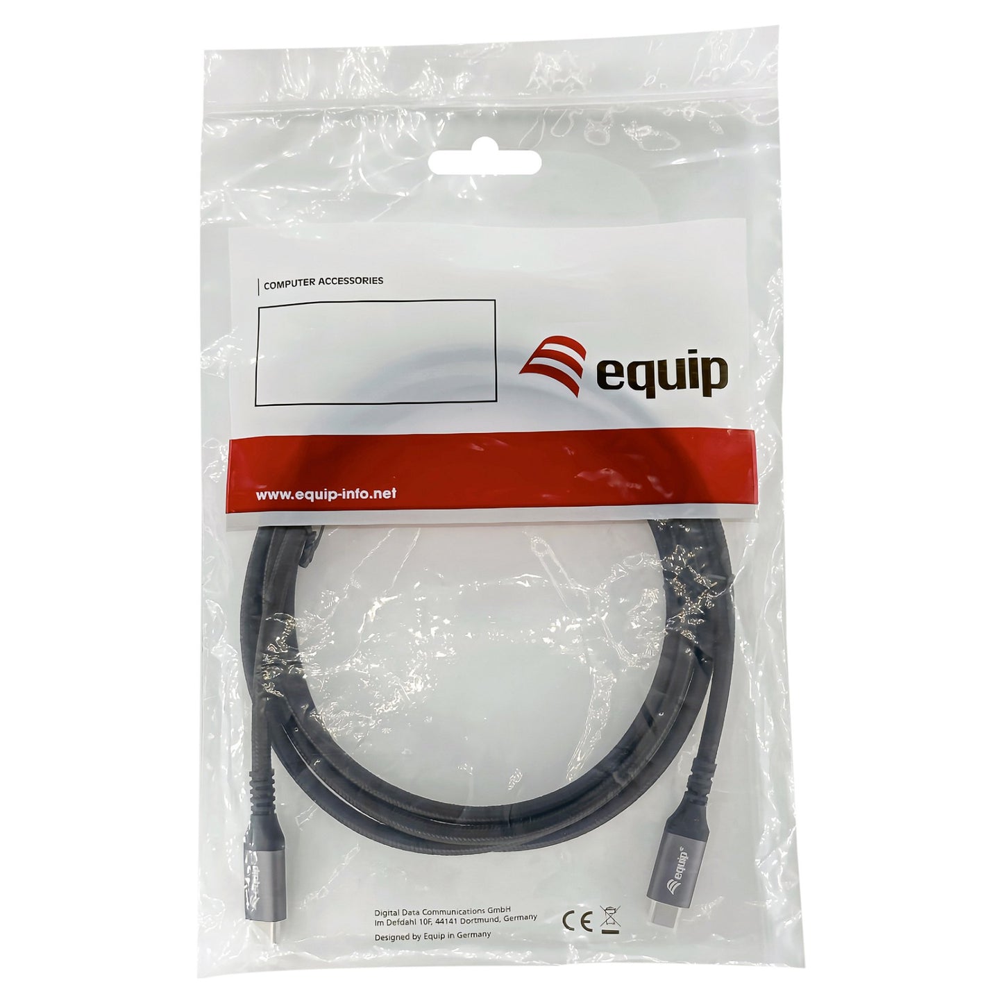 Equip Kabel USB-C 4.0 -> C St/St 2.00m 5A 4K/60Hz sw