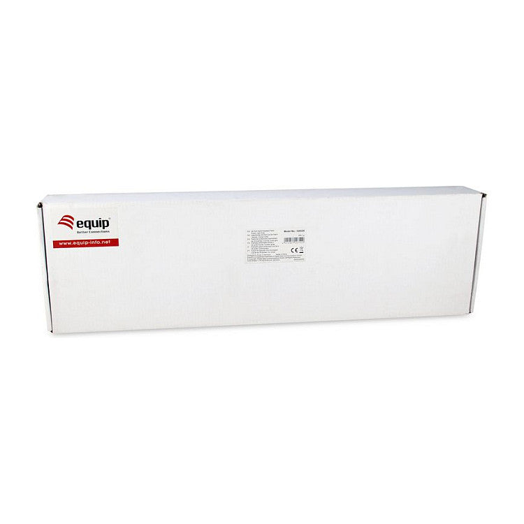 Equip Patchpanel 24x RJ45 Cat6 19" FTP 1HE ISO/IEC hellgrau