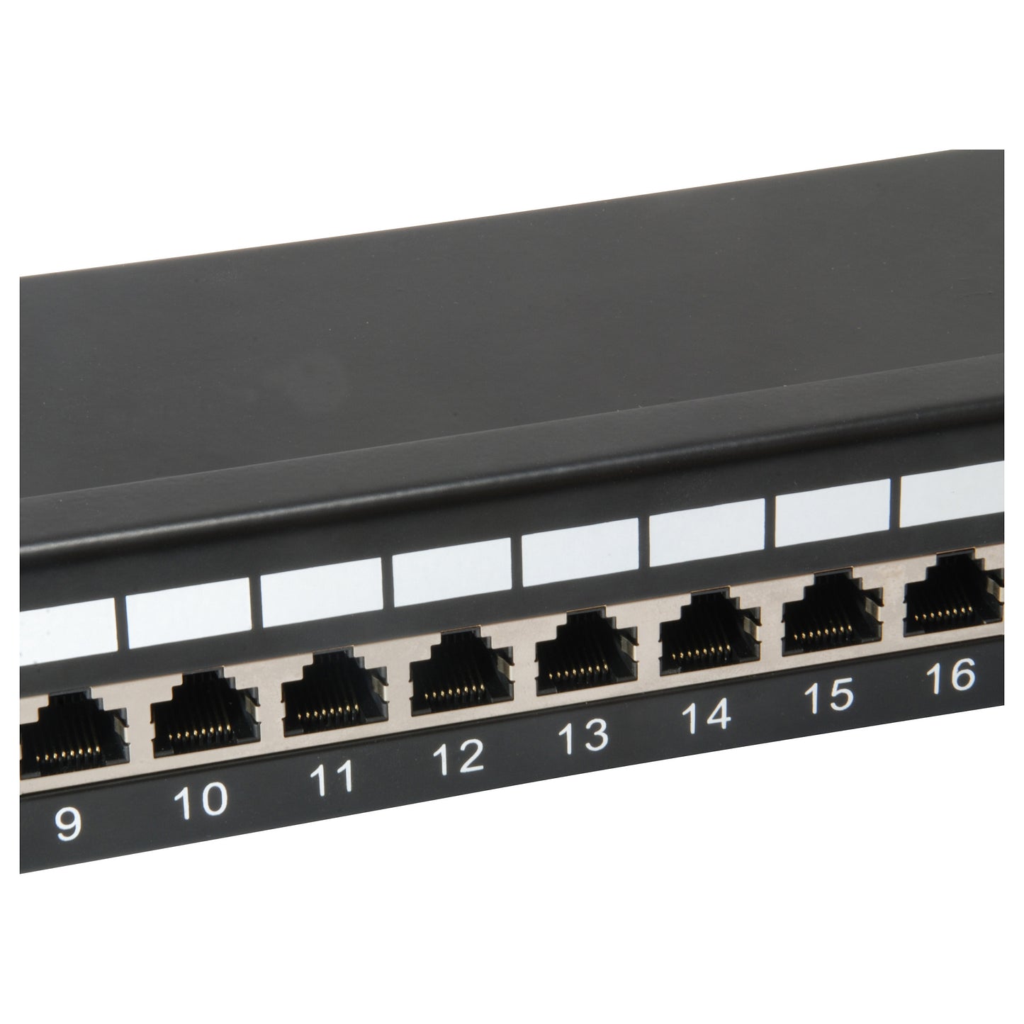 Equip Patchpanel 24x RJ45 Cat6 19" FTP 1HE ISO/IEC schwarz