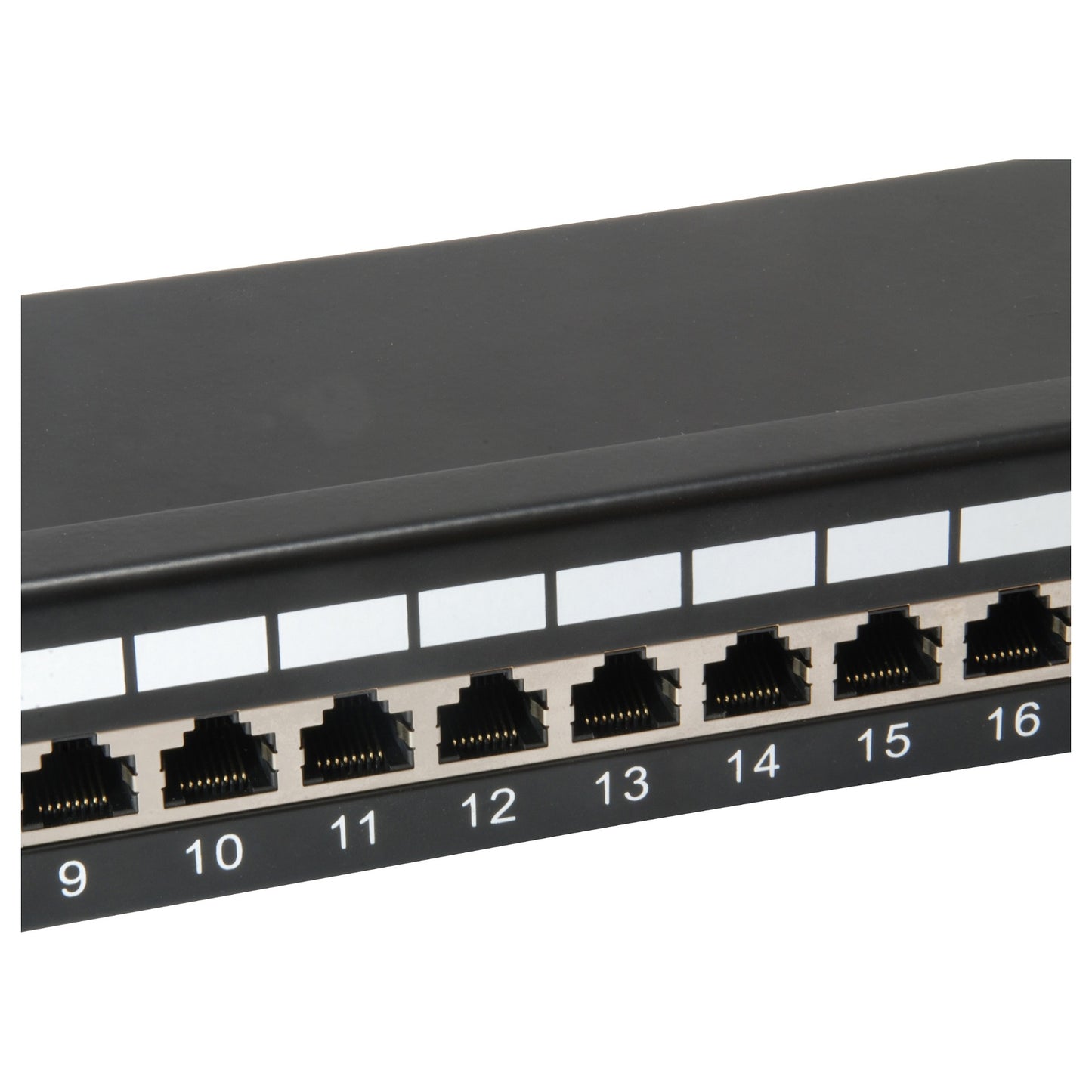Equip Patchpanel 24x RJ45 Cat6 19" FTP 1HE ISO/IEC schwarz
