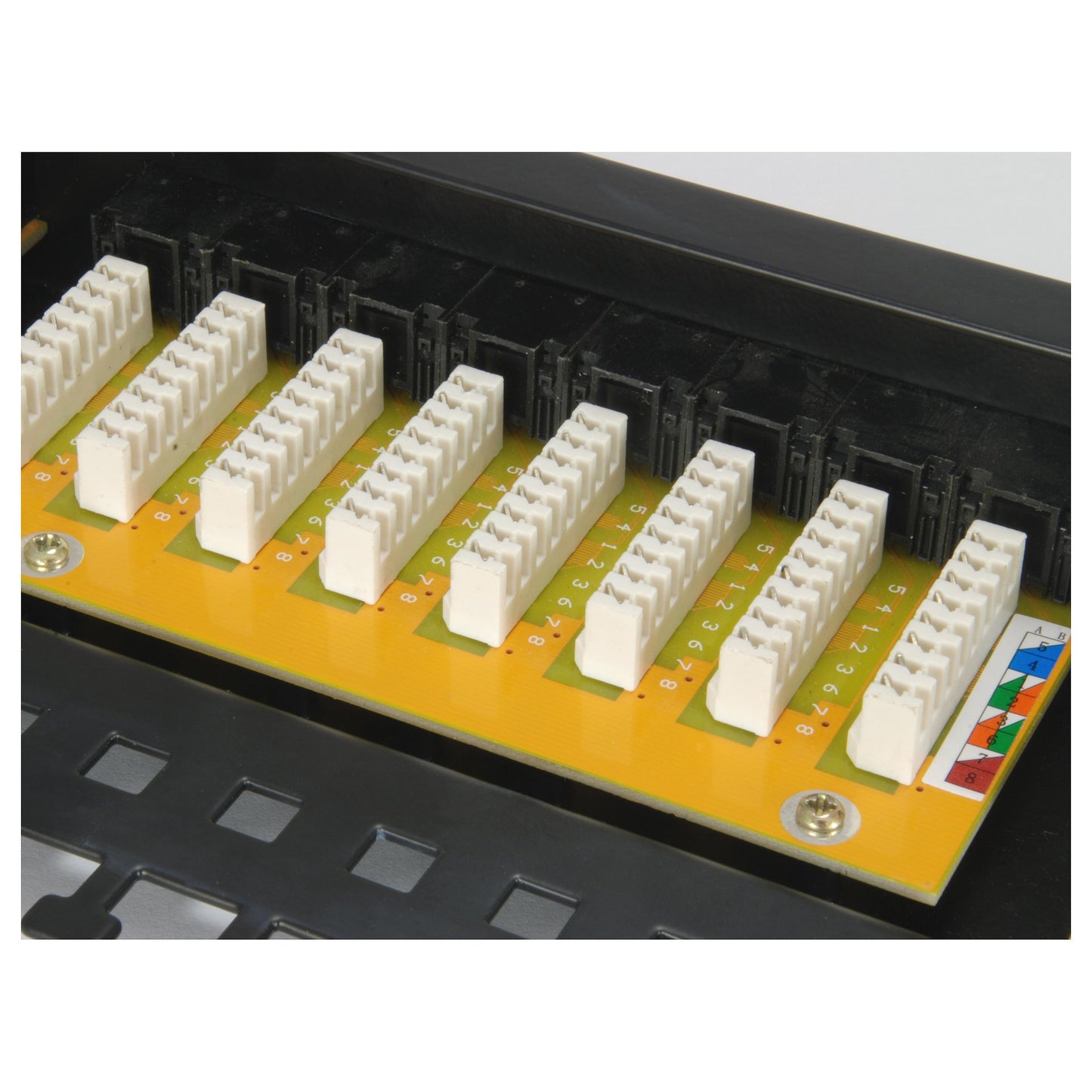 Equip Patchpanel 24x Cat6 19" UTP 1HE Keystone Montage sw