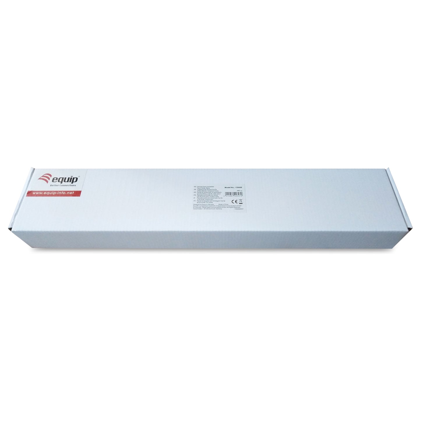 Equip Patchpanel 24x RJ45 Cat6 19" UTP 1HE ISO/IEC schwarz