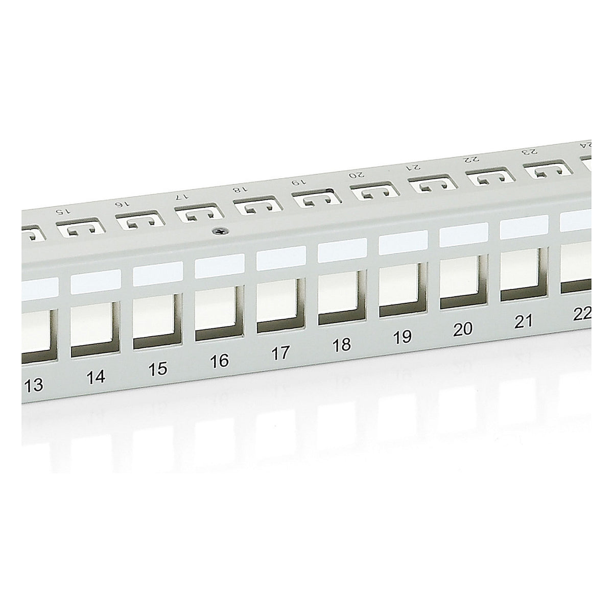 Equip Patchpanel 24x Cat6 19" FTP 1HE Keystone Montage gr