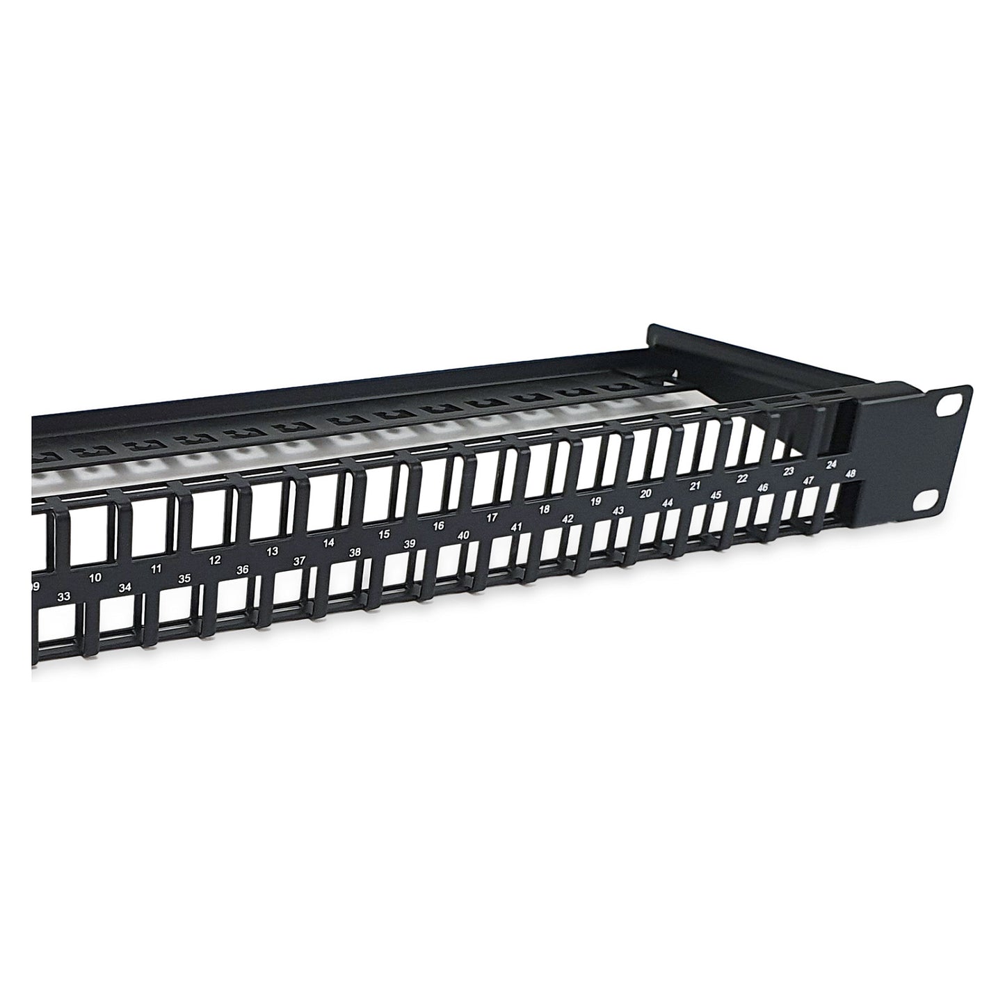 Equip Patchpanel 48x Cat6 19" UTP 1HE Keystone Montage sw