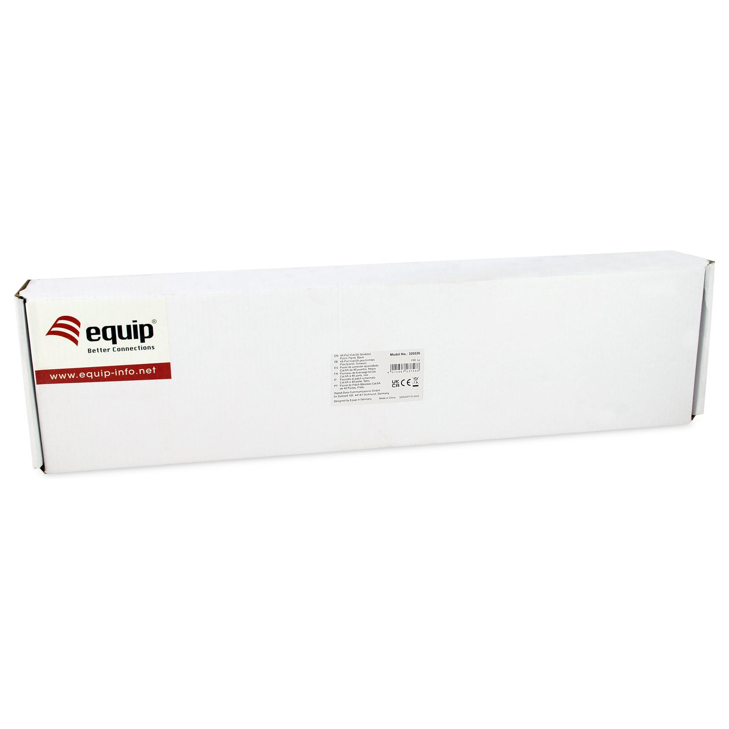 Equip Patchpanel 48x RJ45 Cat6A 19" FTP 1HE Premium schwarz