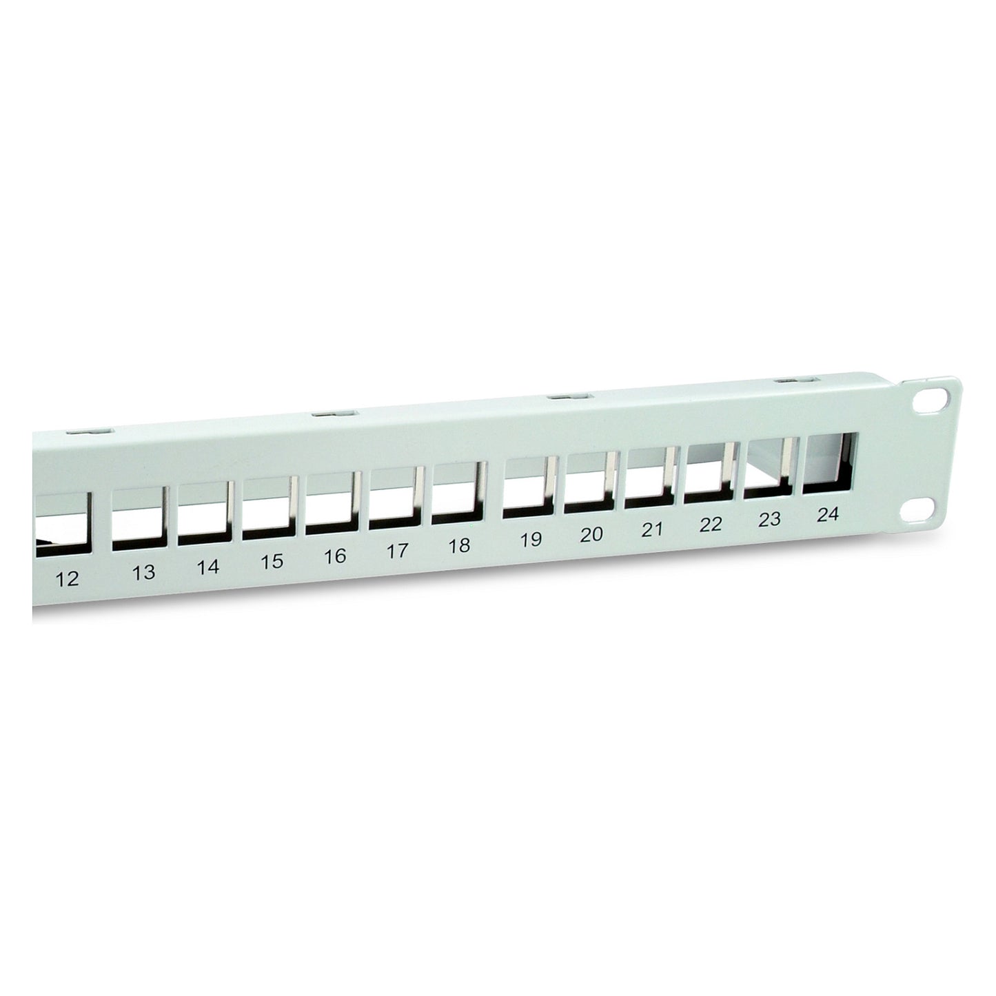 Equip Patchpanel 24x Cat6A 19" FTP 1HE Keystone Montage ws