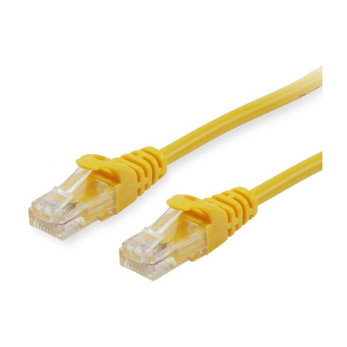 Equip Patchkabel Cat6A U/UTP 2xRJ45 3.00m gelb LSZH Polybeutel