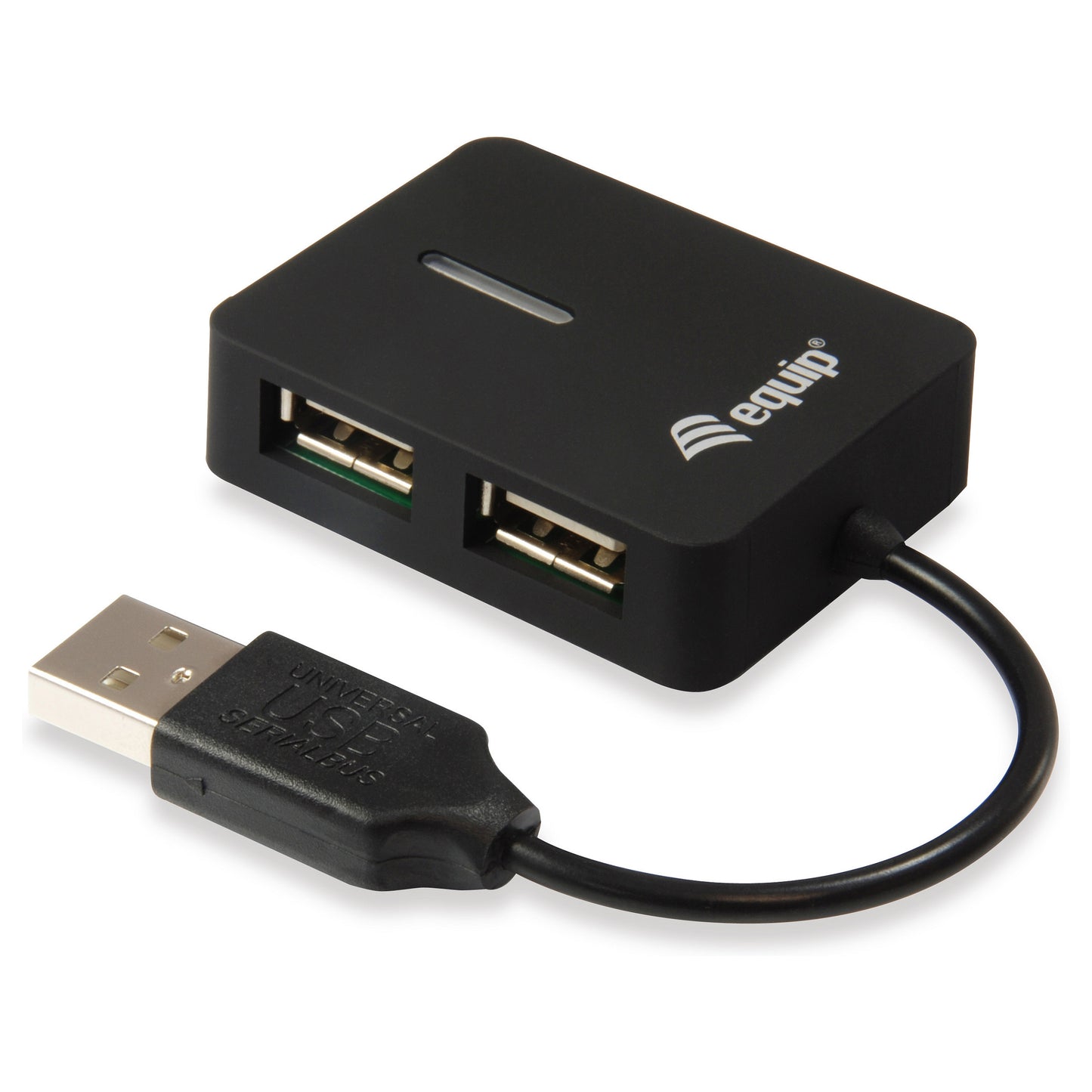Equip USB-Hub 4-Port 2.0 ->4x2.0 480Mbps o.Netzteil sw