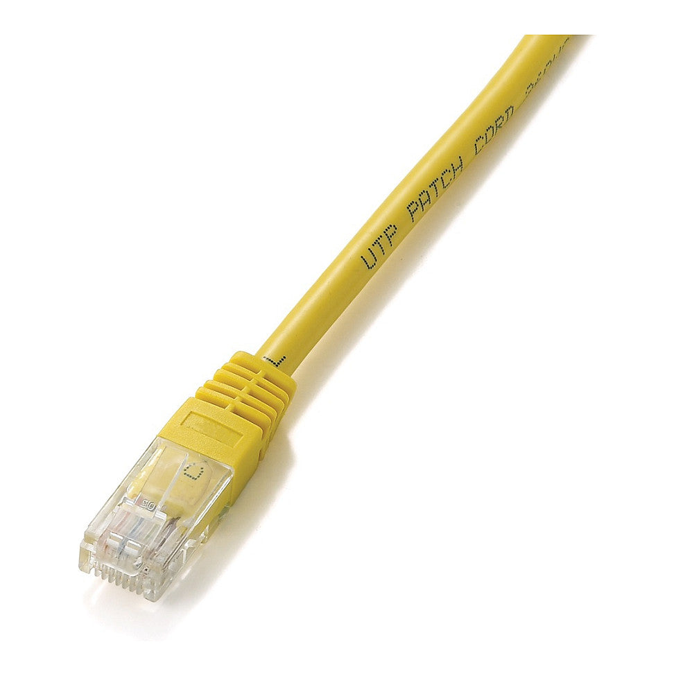 Equip Patchkabel Cat5e U/UTP 2xRJ45 3.00m gelb Polybeutel