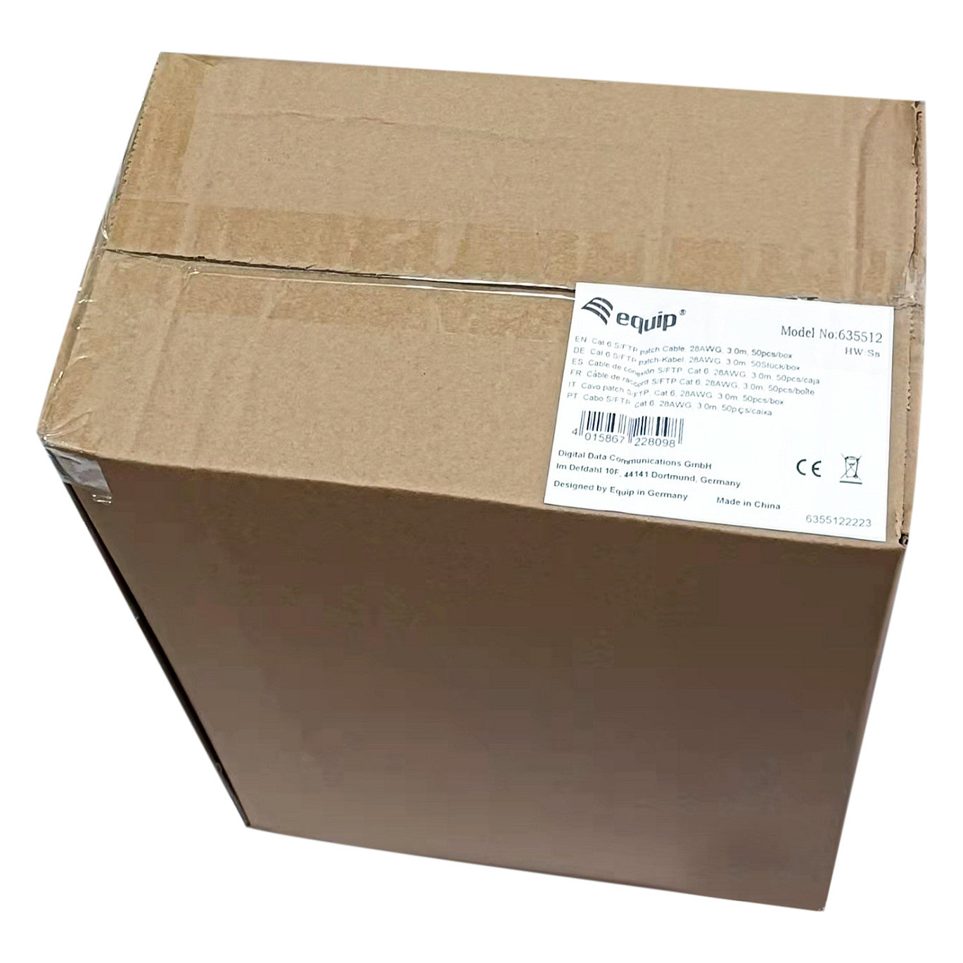 Equip Patchkabel Cat6 50x/set S/FTP 2xRJ45 3.00m ws LSZH