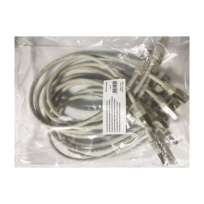 Equip Patchkabel Cat6A 10x/set S/FTP 2xRJ45 0.50m gr Plat.