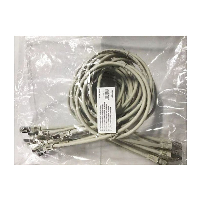 Equip Patchkabel Cat6A 10x/set S/FTP 2xRJ45 1.00m gr Plat.