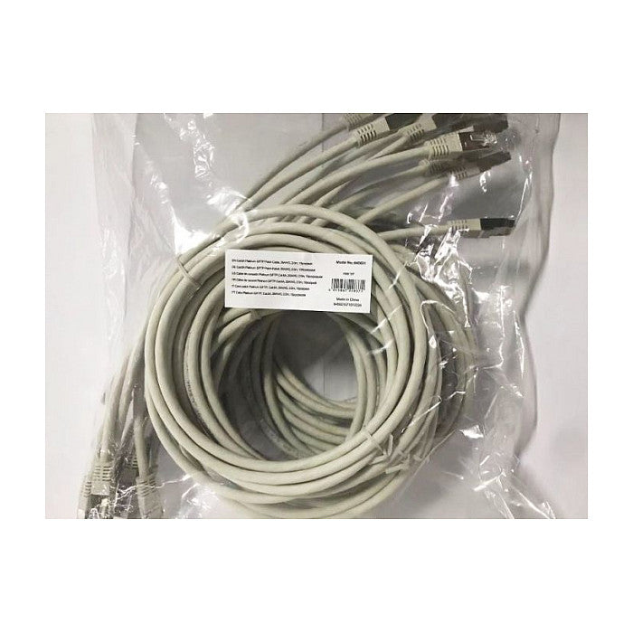 Equip Patchkabel Cat6A 10x/set S/FTP 2xRJ45 2.00m gr Plat.