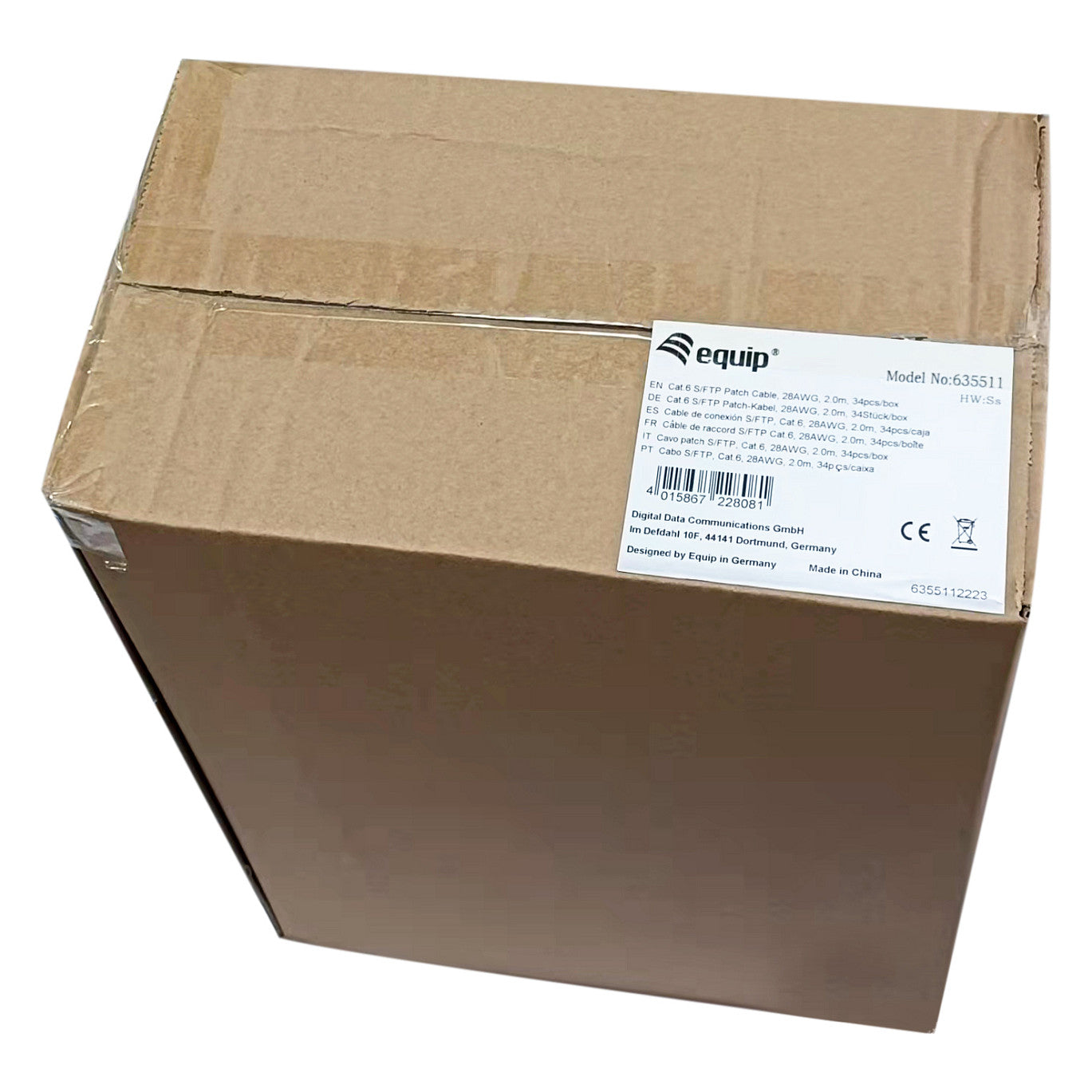Equip Patchkabel Cat6 34x/set S/FTP 2xRJ05 2.00m ws LSZH