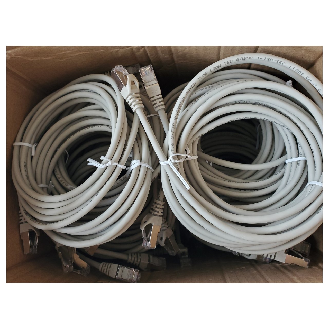 Equip Patchkabel Cat6 34x/set S/FTP 2xRJ45 2.00m gr LSZH