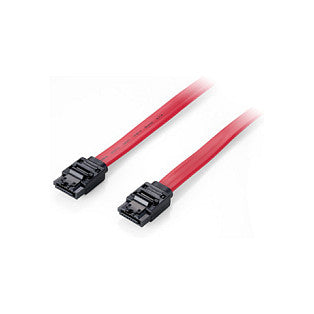 Equip Flachkabel SATA 6Gbps 1.00m m. Metallclip Polybeutel