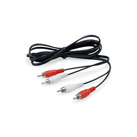 Equip Audiokabel 2xRCA/2xRCA St/St 2.50m