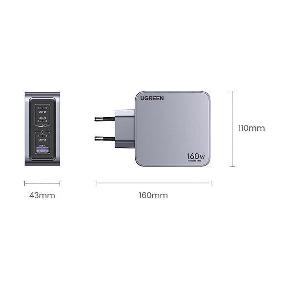 UGREEN Nexode Pro 160W GaN Charger with USB-C Cable