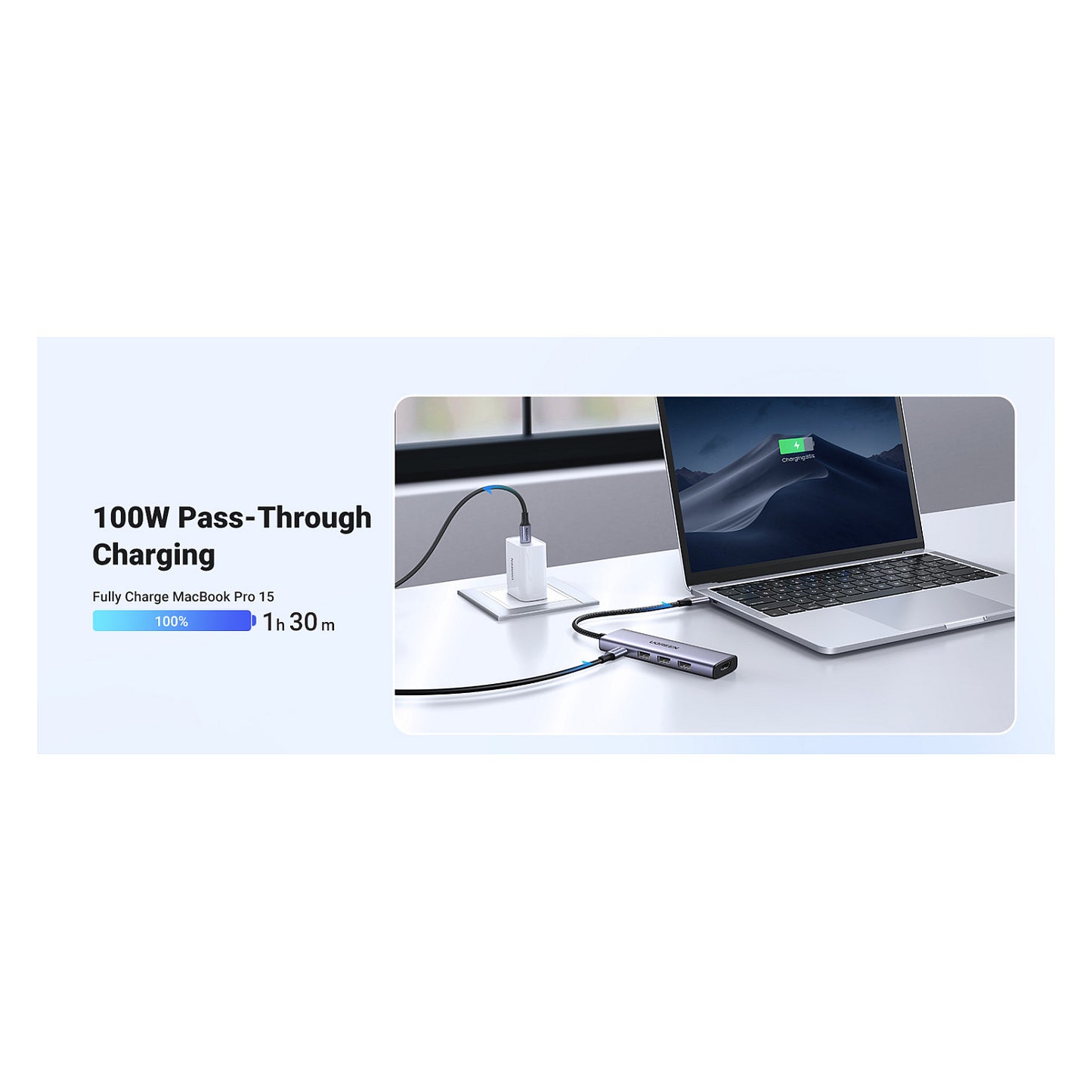 UGREEN Revodok 5-in-1 4K HDMI USB-C Hub mit 3x USB-A 3.0