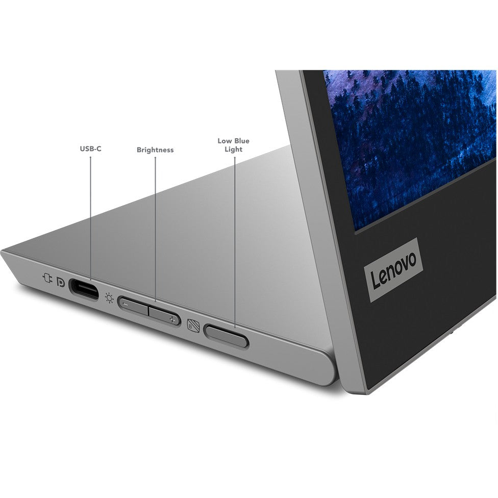 39,6cm/15,6" (1920x1080) Lenovo L15 16:9 IPS 6ms 60Hz USB-C Portable Blue Light Black