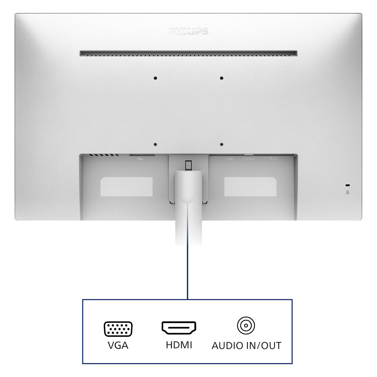Philips 60.5cm (23.8") 241V8AW 16:09 HDMI IPS 100Hz white retail