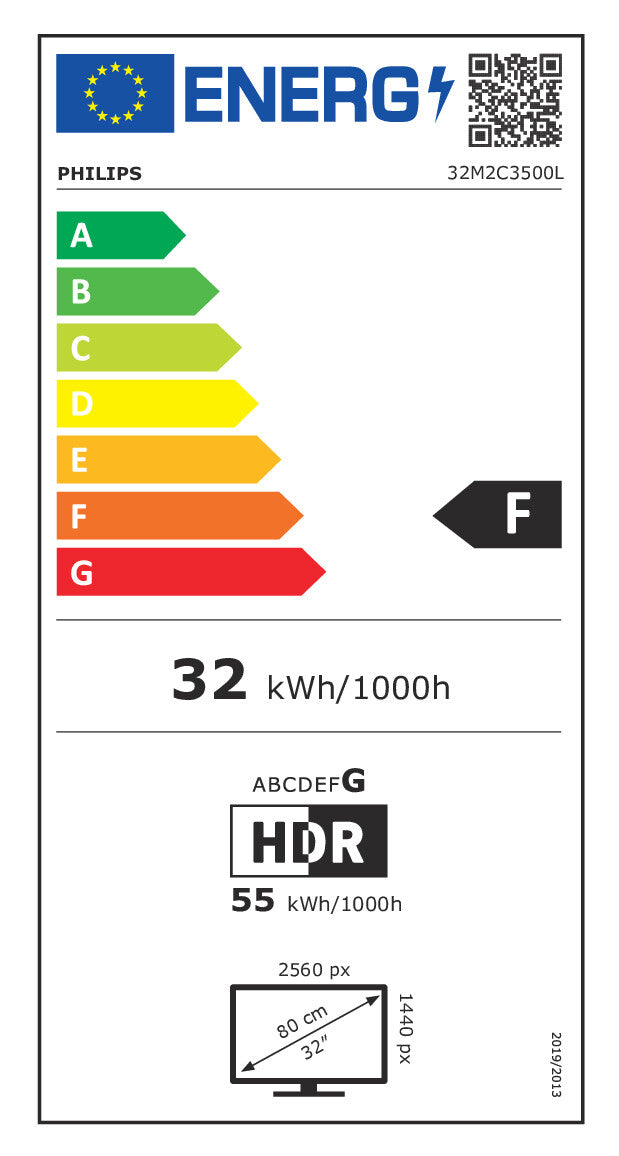 80cm/31,5" (2560x1440) Philips Evnia 32M2C3500L/00 16:9 WQHD Fast VA 1ms 180Hz HDMI DisplayPort VESA HDR FreeSync Curved
