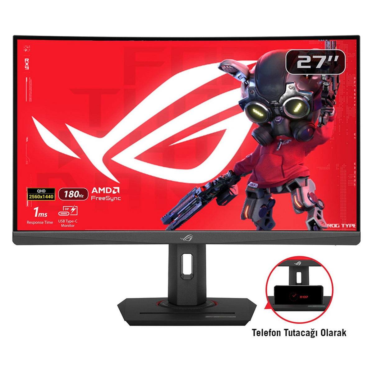 ASUS ROG Strix XG27WCS 68.58cm (16:9) WQHD HDMI DP