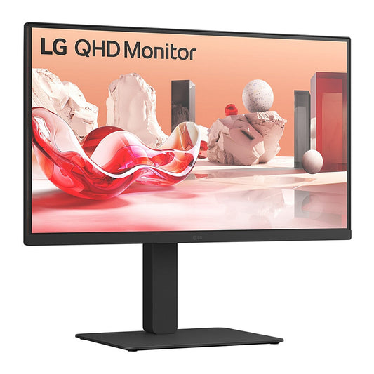 68,6cm/27" (2560×1440) LG 27BA75QB-B 16:9 IPS 5ms 100Hz USB-C DP HDMI RJ45 KVM Daisy-Chain Black
