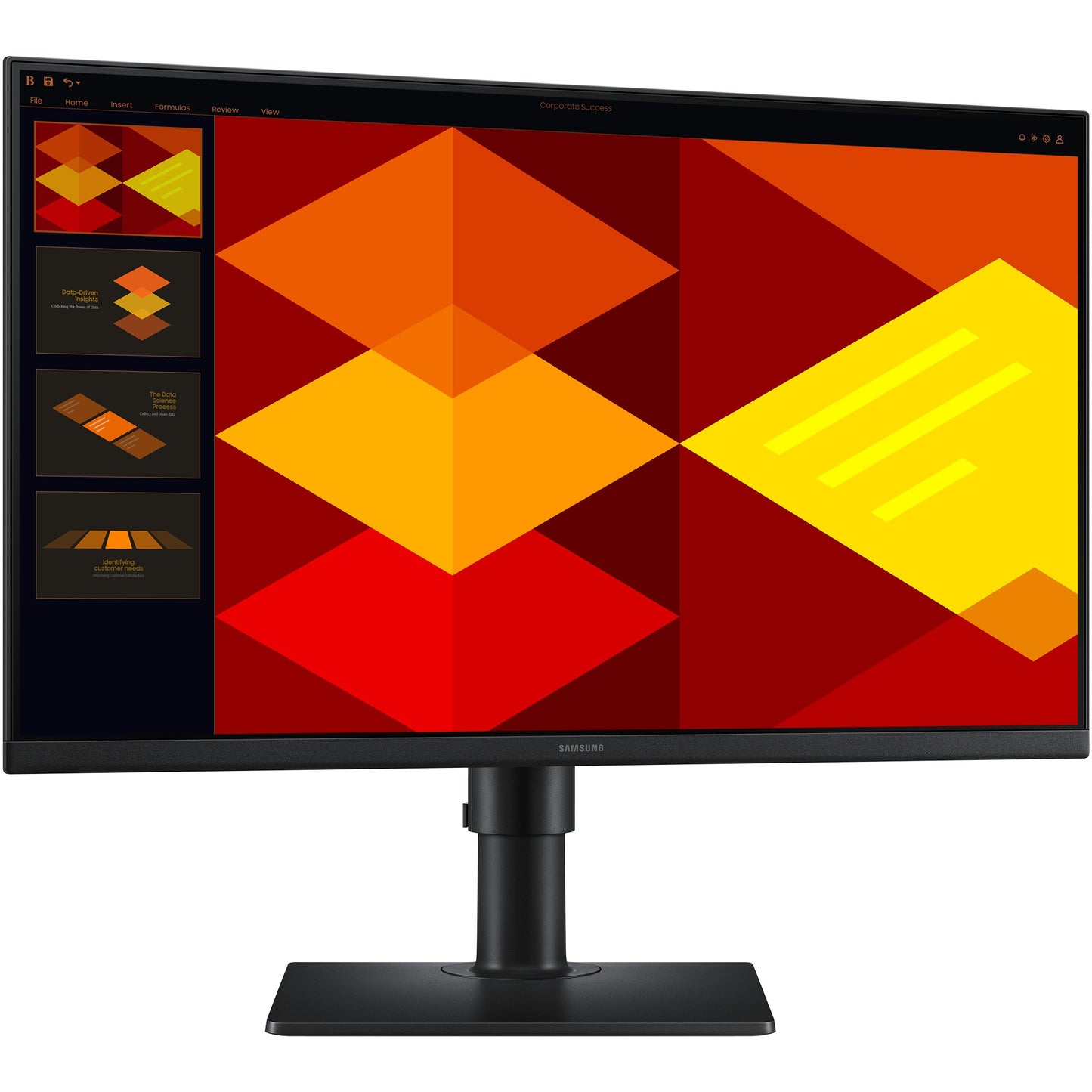 61cm/24" (1920x1080) Samsung S24D400GAU Full HD 100 Hz IPS 5ms 2x HDMI DP Black