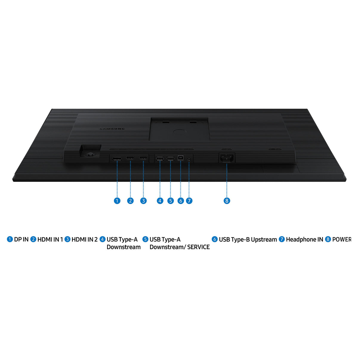 68,6cm/27" (1920x1080) Samsung LS27D400GAU 16:9 IPS 5ms 100Hz HDMI DisplayPort VESA FreeSync Black