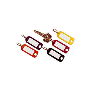 Schlüsselanhänger Key Clip 6 Stück farbig sortiert