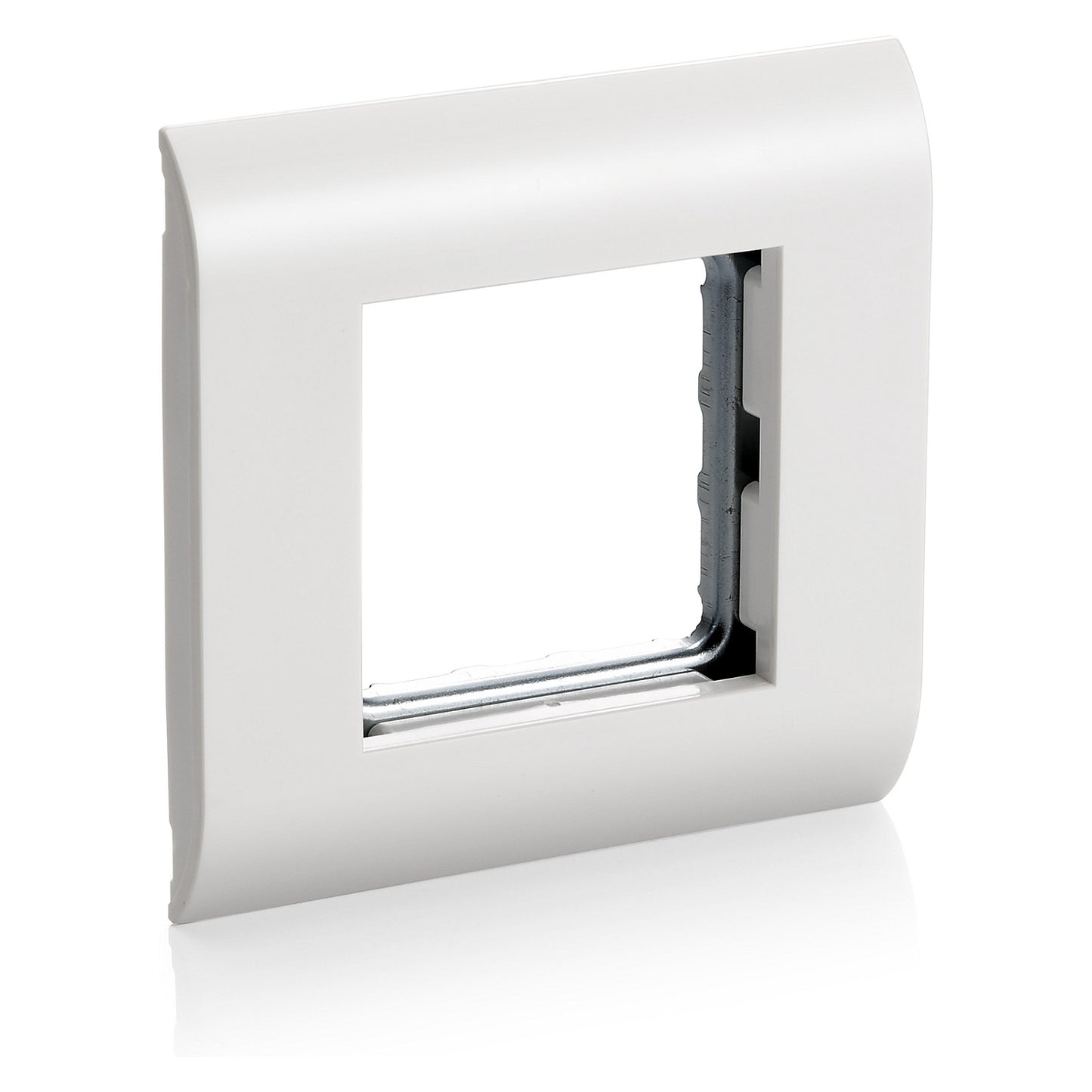 Equip Unterputzdose Frontplatte French Modular 45x45 RAL9010 Polybeutel