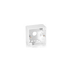 Equip Aufputz-Halterung für Frontplatten RAL 9010 Reinweiß