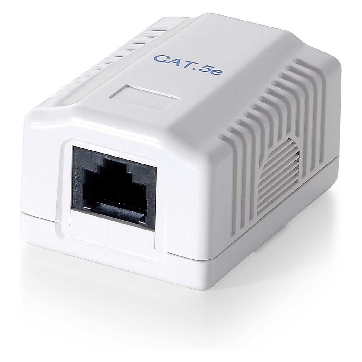 Equip Aufputzdose Cat6 1xRJ45 UTP Premium RAL 9010 Reinweiß Polybeutel