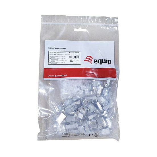 Equip Stecker Cat.8 RJ45 geschirmt 50er Set grau