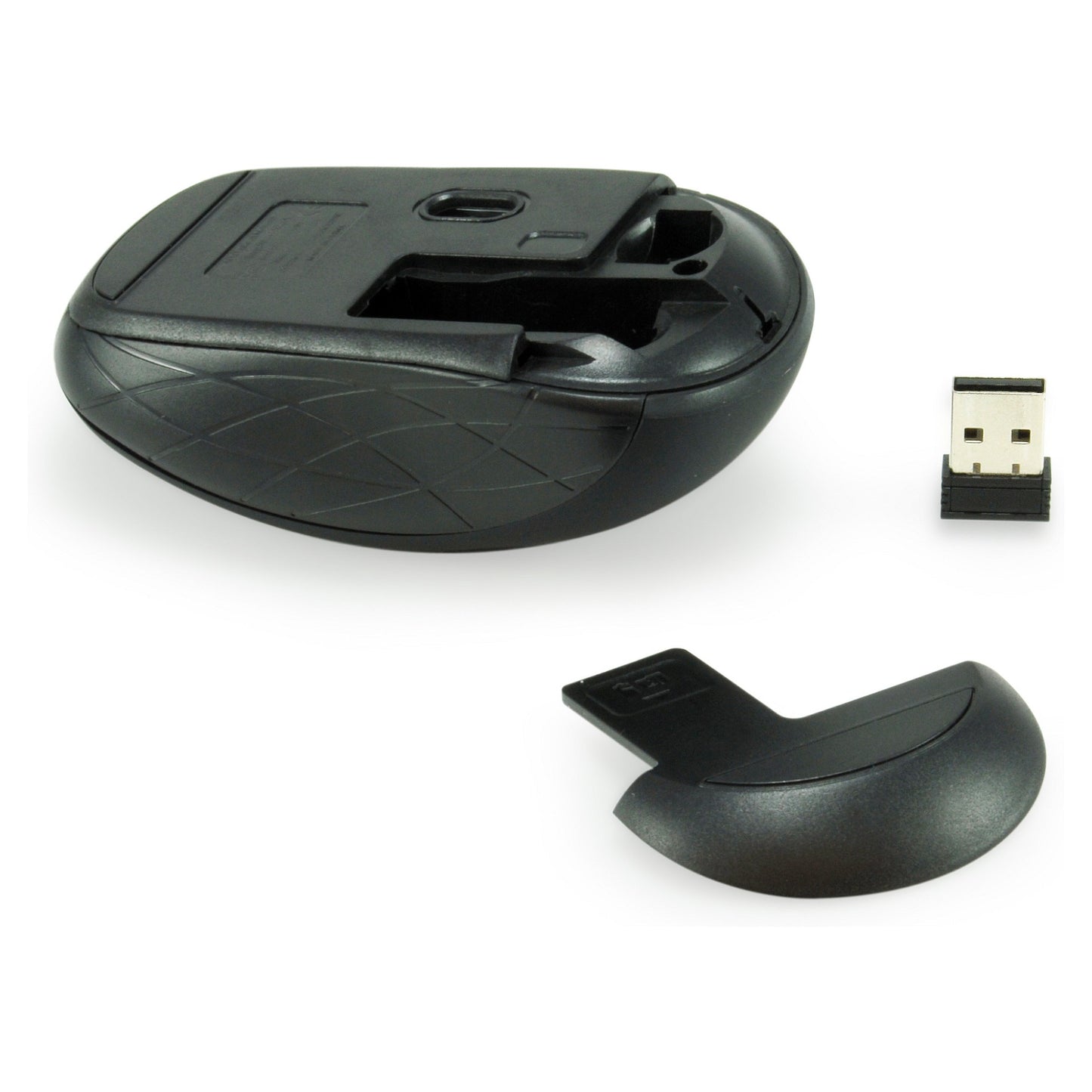 Equip Optische Maus kabellos USB Mini R+L schwarz