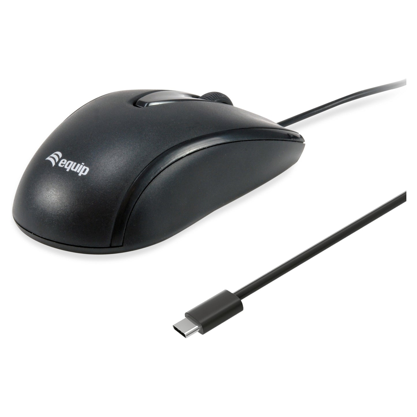 Equip Optische Maus USB-C Komp. Rechts-Linkshänder 1.5m sw