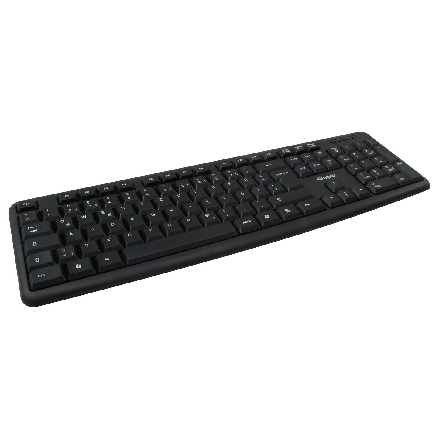 Equip Kabelgebundene Kombi Keyboard+Mouse. schwarz. italieni