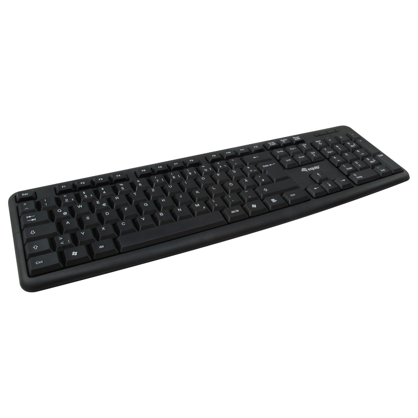 Equip Kabelgebundene Kombi Keyboard+Mouse. schwarz. italieni
