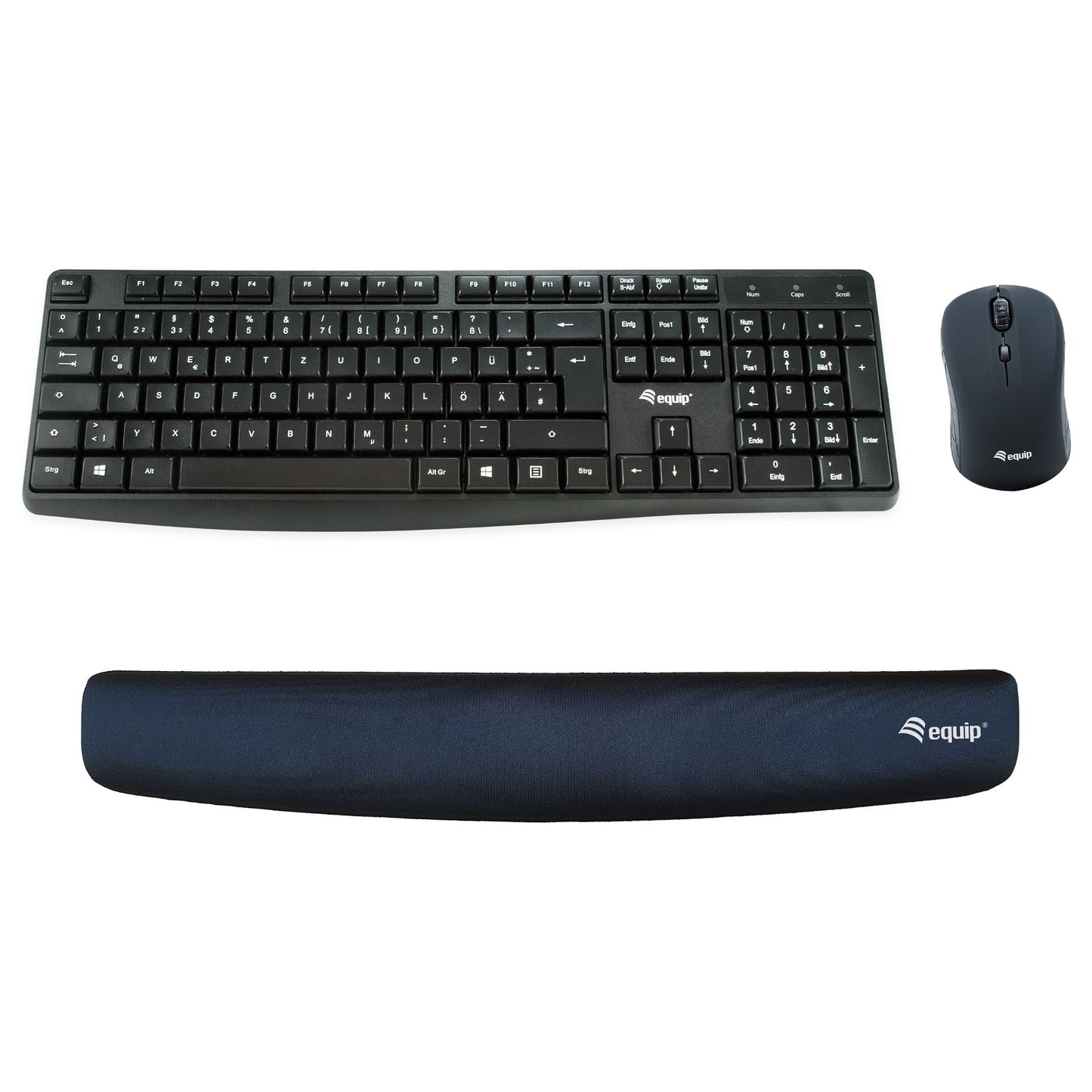 Equip Tastatur Handballenauflage schwarz