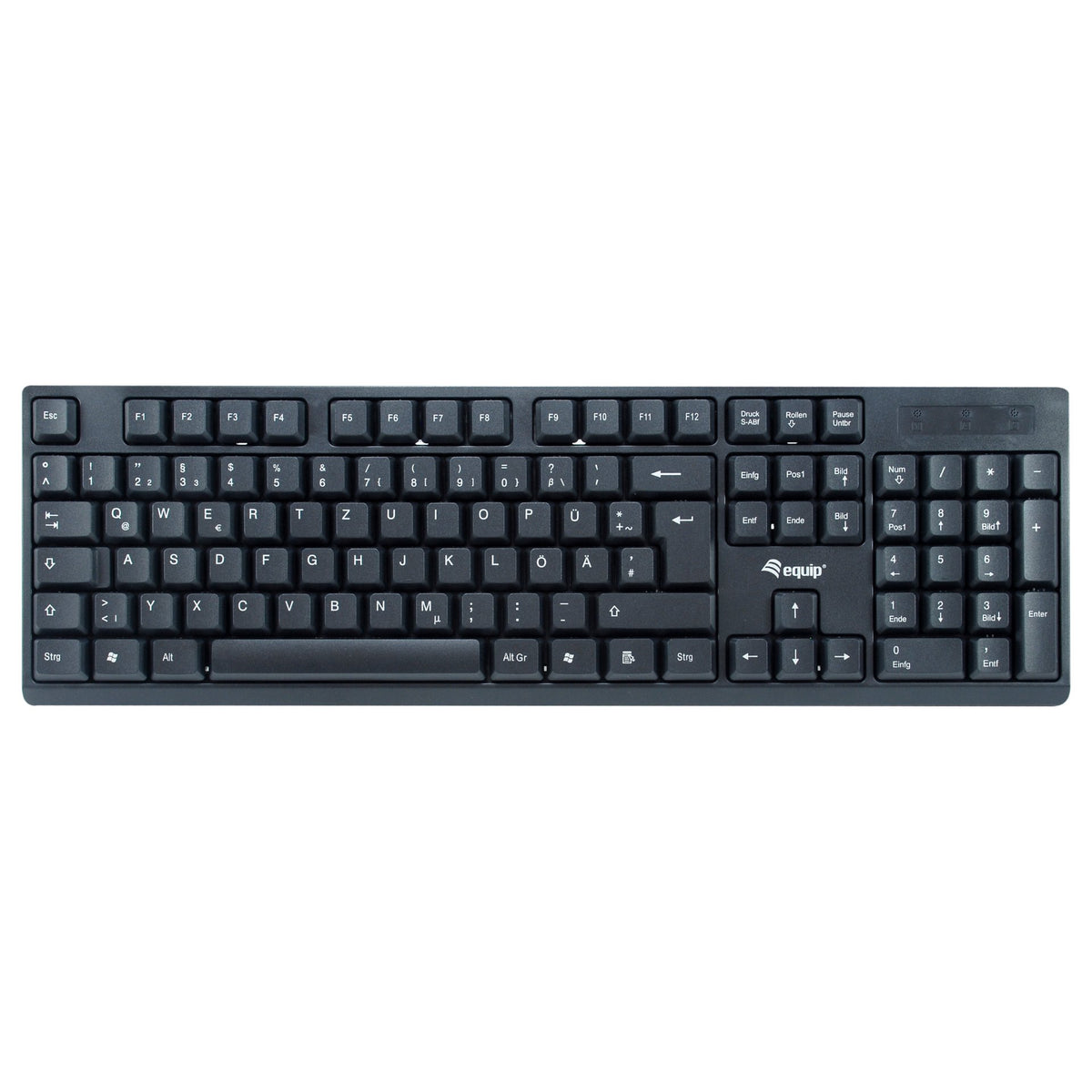 Equip Wireless Tastatur + Maus. Layout deutsch schwarz