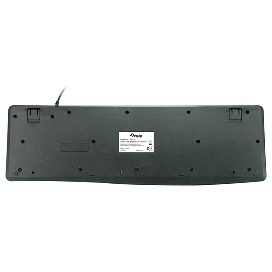Equip Kabelgebundene USB Keyboard schwarz. spanisch