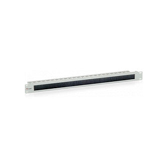 Equip Kabeldurchführung 19" 1HE schwarz RAL 9005 Bürste.