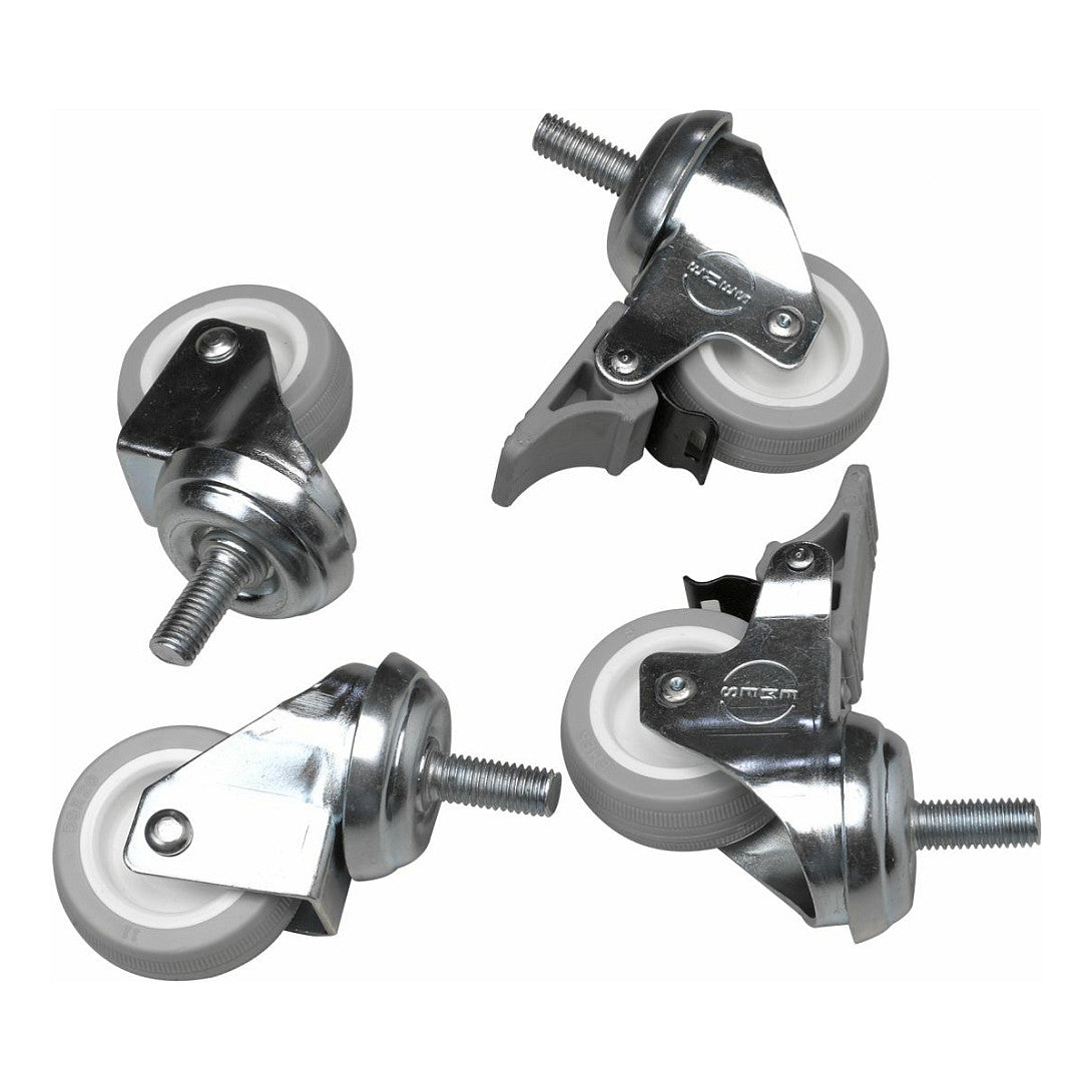 Equip EZW-1 4xRäder für Serverschränke 60mm silber