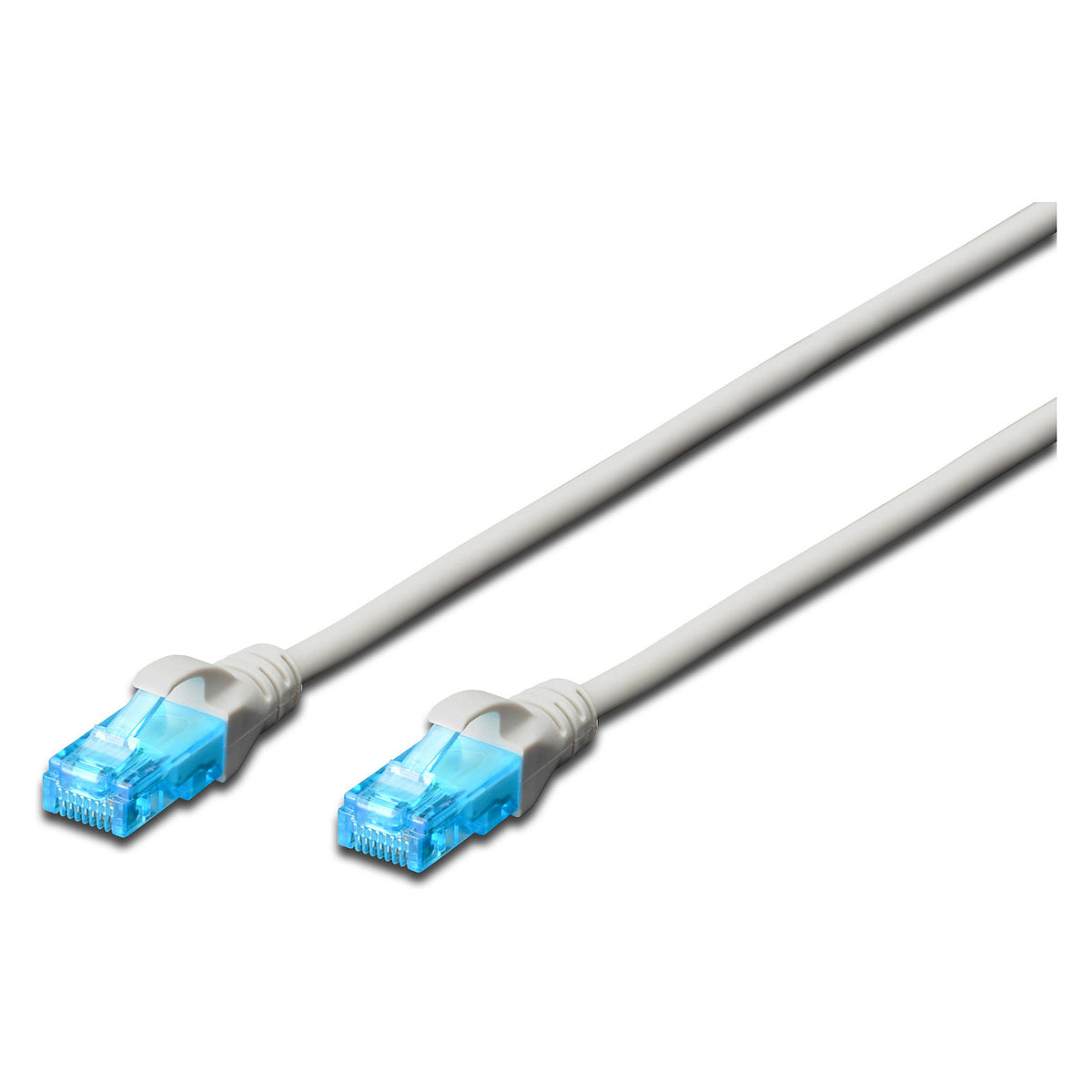 DIGITUS Patchkabel Cat5e U/UTP 2xRJ45 3,0m CCA grau Hebels. Polybeutel