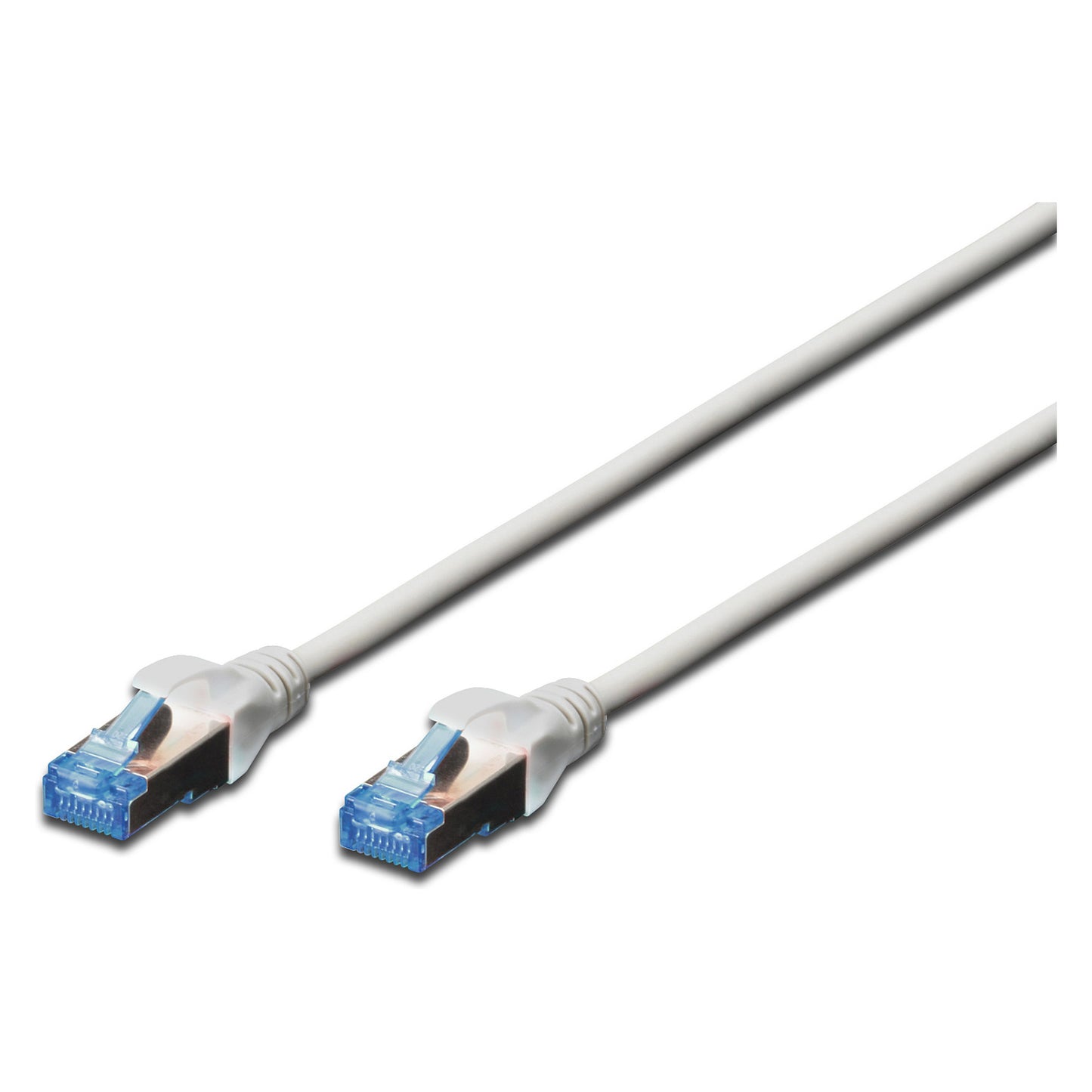 DIGITUS Patchkabel Cat5e SF/UTP Ste. RJ45 15,00m grau Polybeutel